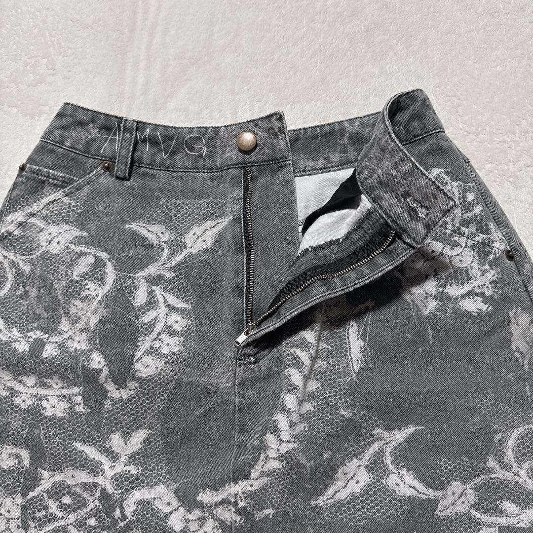 MEDI TROMPE L'OEIL LACE PRINT MINI SKIRT - メルカリ