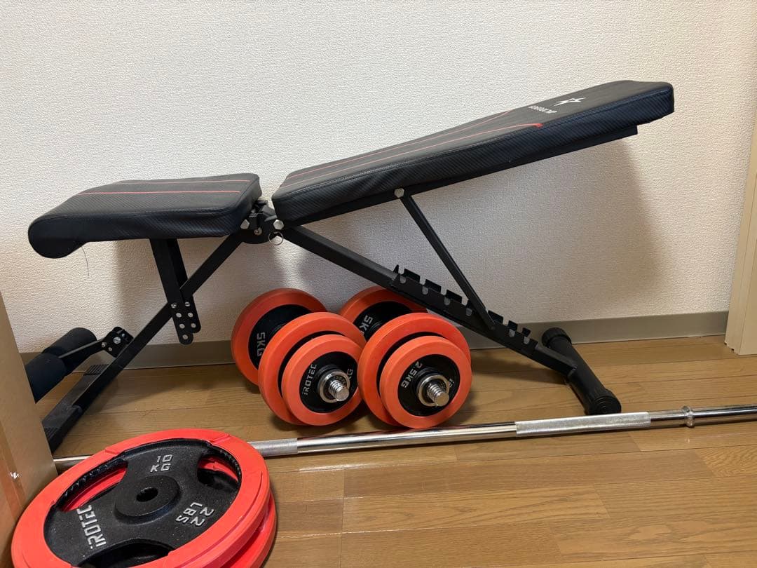 IROTEC トレーニングベンチ 調整可能 IROTEC（アイロテック） ベンチプレス ハイパーマルチウエイトベンチ