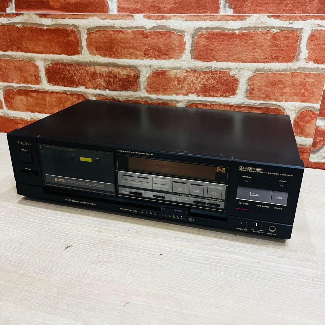 K3272【TEAK】カセットデッキ V-770（1986年発売） TEAC V-770 B級オーディオ・ファン
