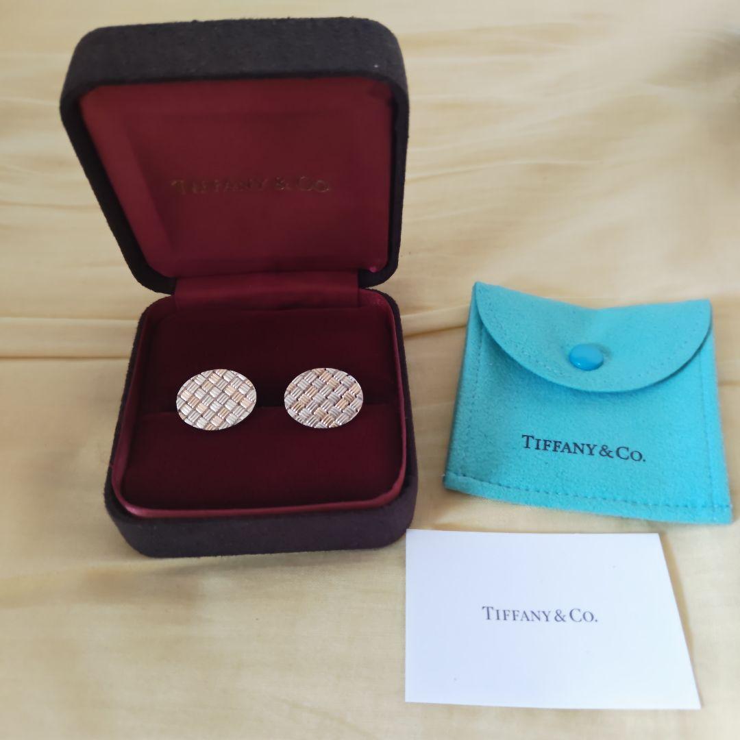 【未使用】ティファニー　14K x SV925　オーバル　カフス　カフリンクス 楽天市場】TIFFANY&Co. ティファニー オーバル カフスボタン
