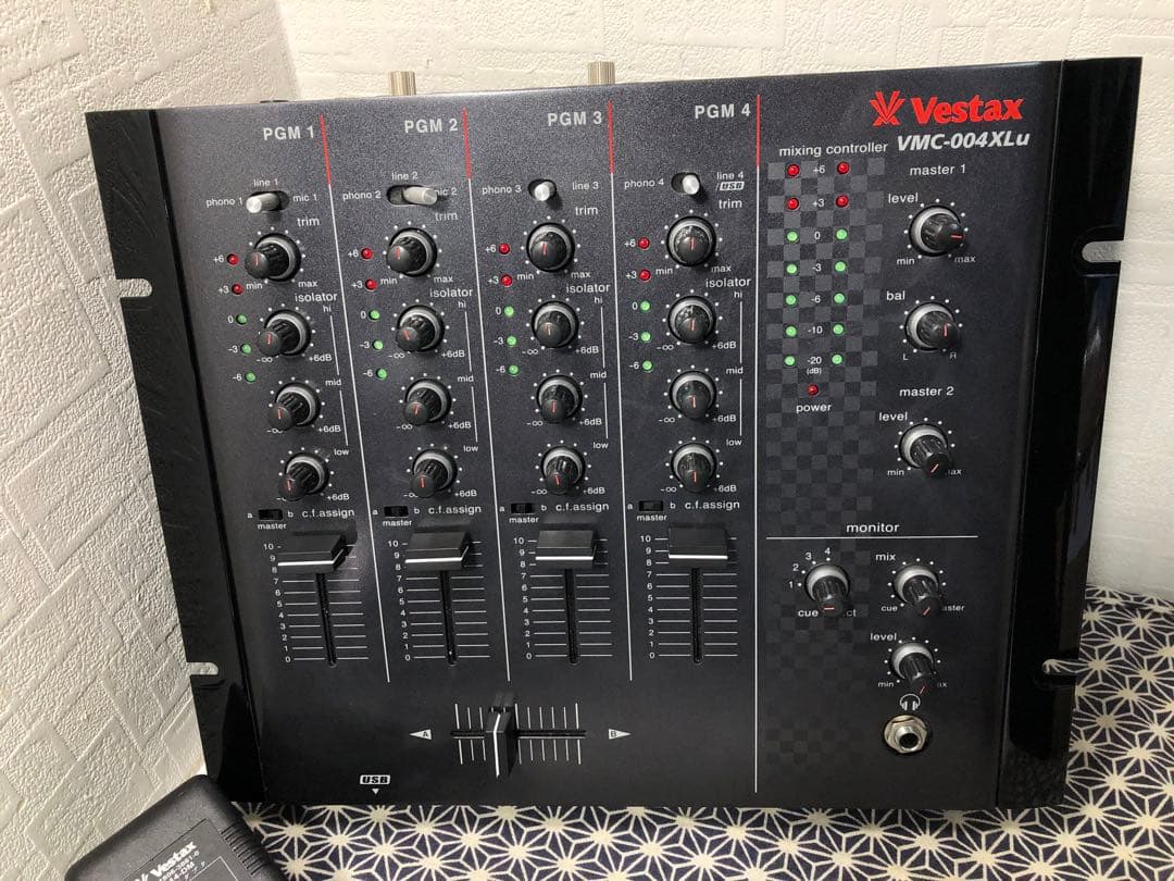 VESTAX ベスタクスVMC-004XLu TUB-1 AC-14-DM付属