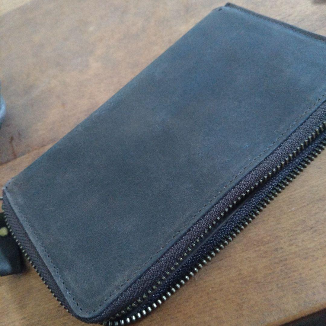 ハレルヤ 小さい長財布 ダークブラウン チョコ