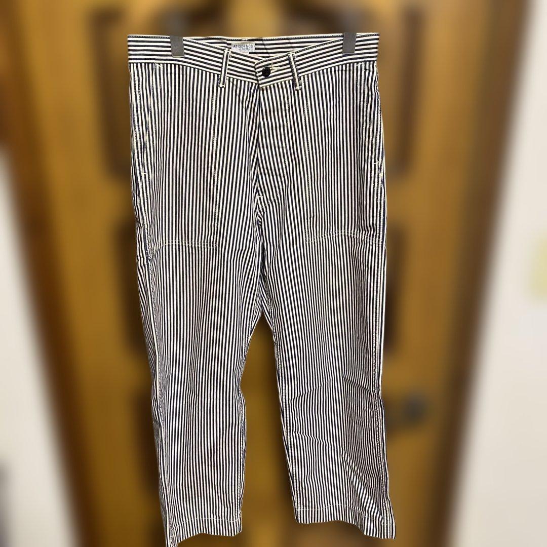 パンツ AT LAST & CO. HICKORY PANTS Workpant Hickory Stripe - Tellason