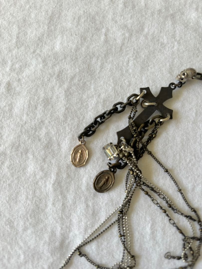 ガンダ gunda スカル ドクロ 十字架 ピアス 片耳の通販｜beswd.com