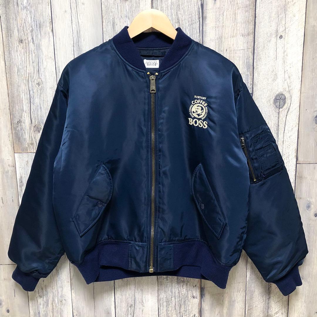 90s サントリー BOSS ボスジャン MA-1 初代 フライトジャケット - メルカリ