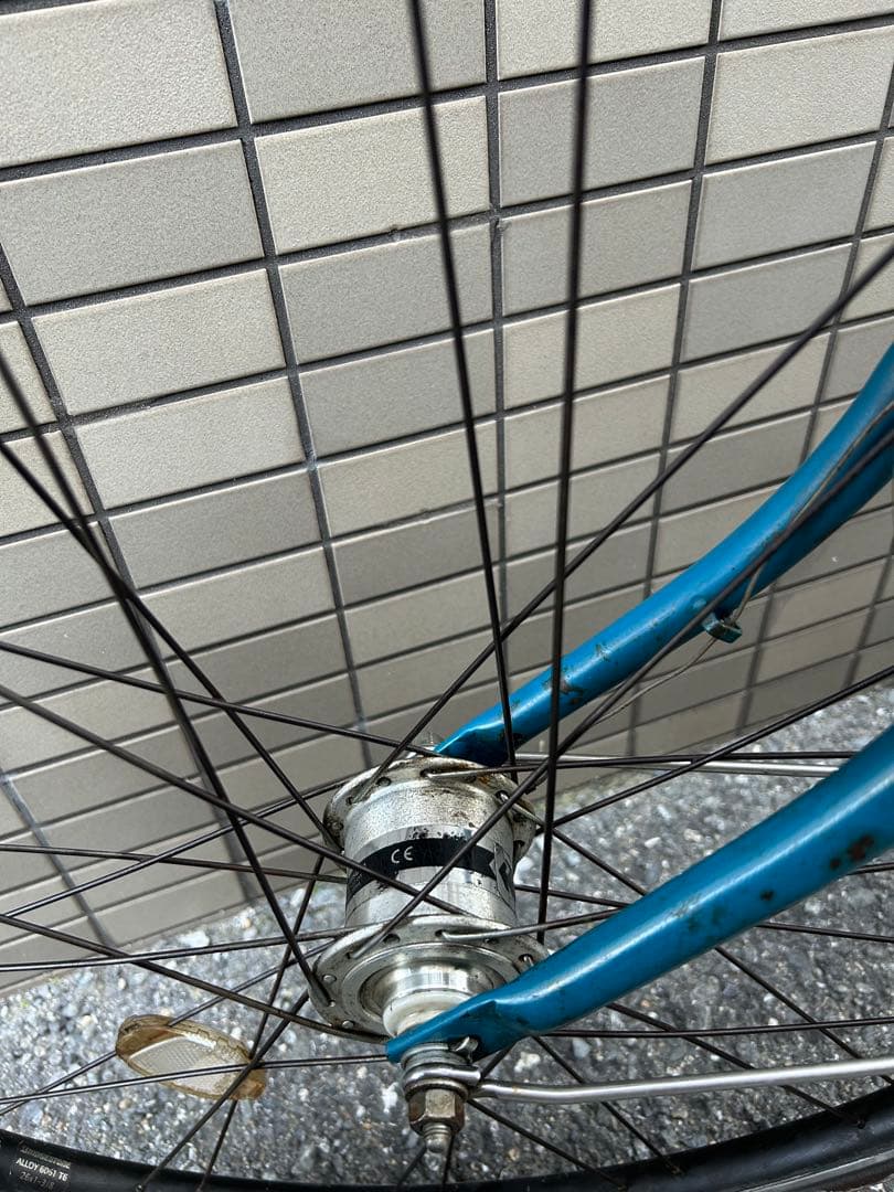 ブリヂストン マークローザ 7s 青 クロスバイク 自転車 カゴ 受取方法