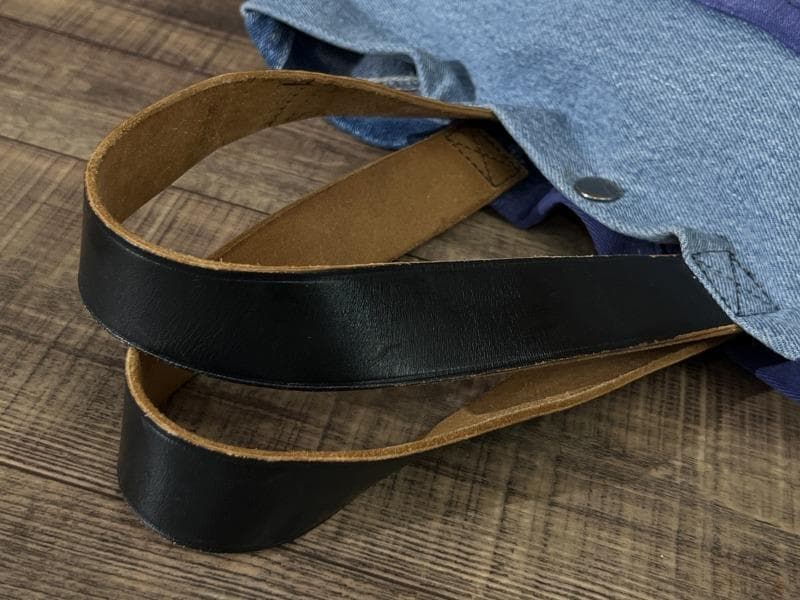 一点モノ H.R.REMAKE 解体 再構築 レザー デニム トート バッグ