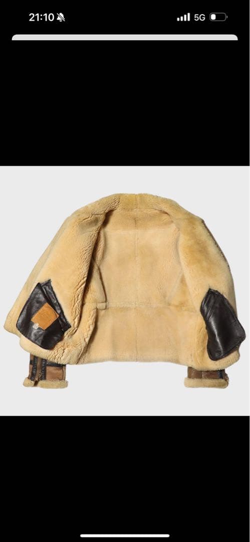 XL☆80s☆USA製☆ゴールデンベア☆B9 フライトジャケット☆ムートン