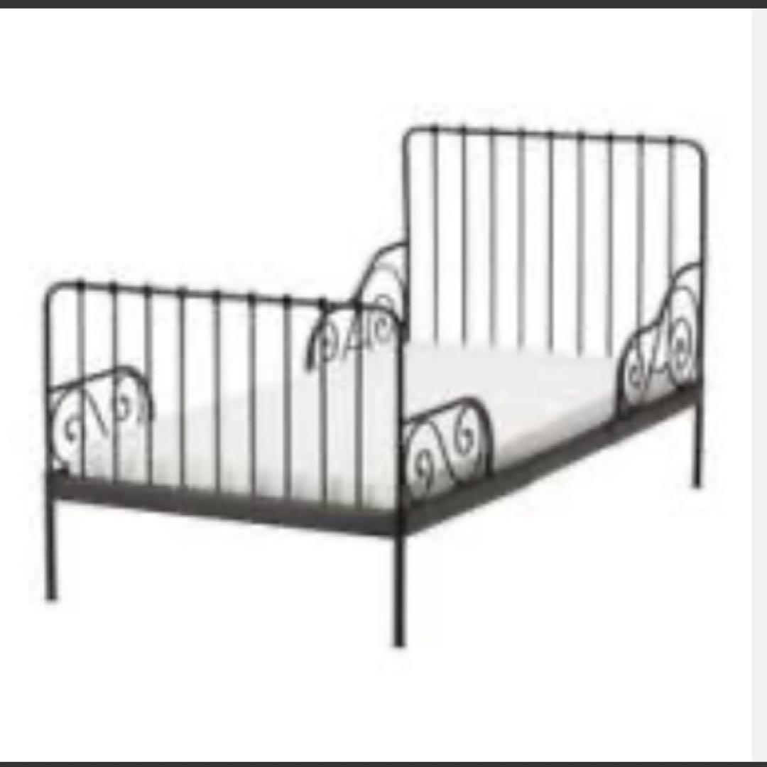 IKEA・イケア MINNEN ミンネン 伸長式ベッドフレームとすのこ - メルカリ