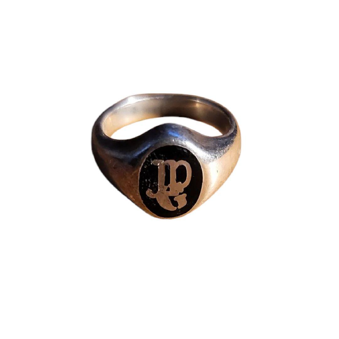 アクセサリー VTG JPG s ring ラリースミス (LARRY SMITH) KAZEKIRI FEATHER RING No. 33 (18K GOLD