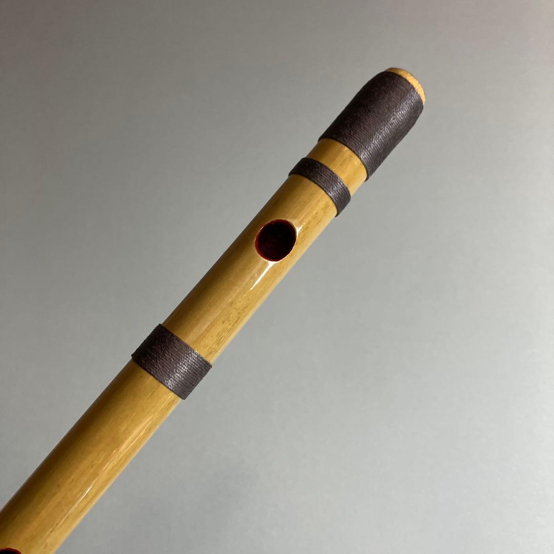 篠笛十本調子 D管】唄物 ドレミ調 天地糸巻 横笛 西洋音階 10-63