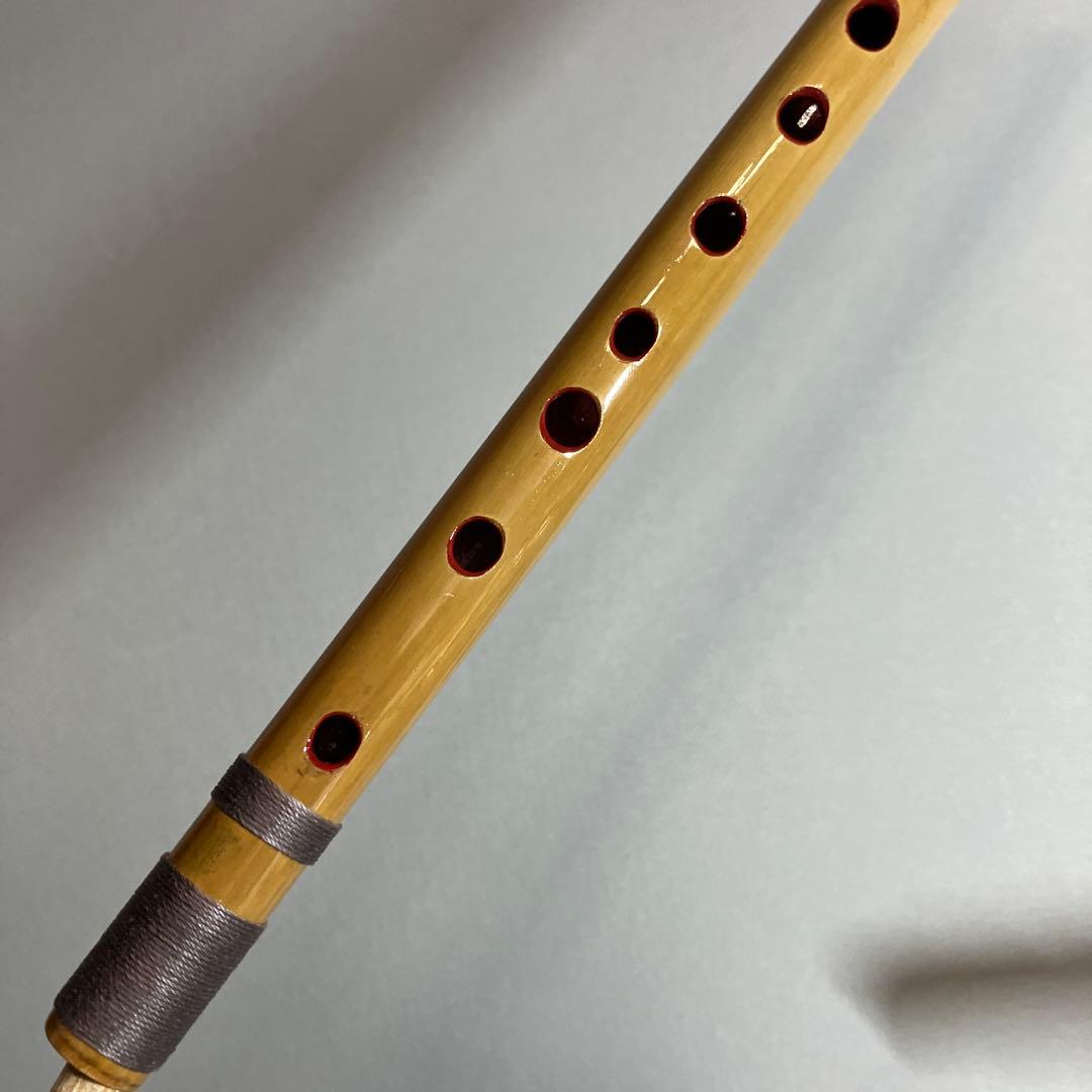 篠笛十本調子 D管】唄物 ドレミ調 天地糸巻 横笛 西洋音階 10-63
