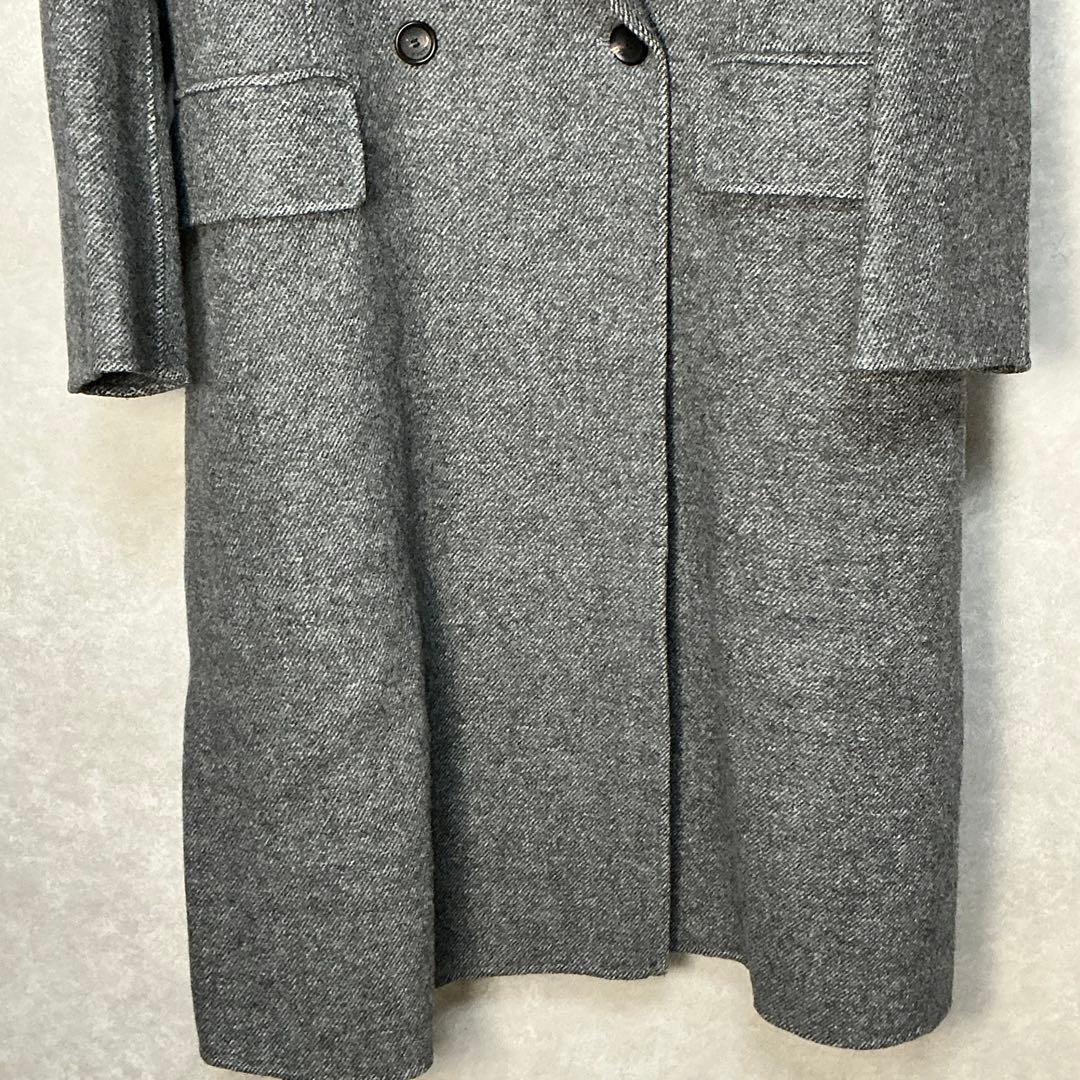 極美品✨定価12万 エブール ウールツイルリバー ダブルチェスター