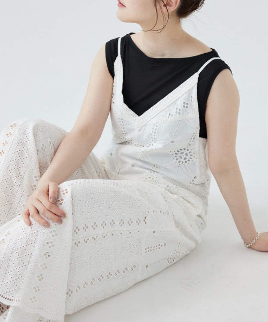 イエナ IENA レースオールインワン ホワイト 38 - メルカリ