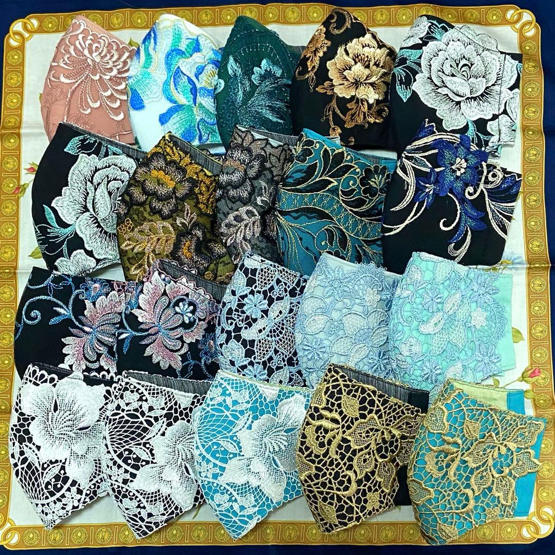 [ちびくろ]ハンドメイドマスク 0_60955a78c0c641a878913e212a05