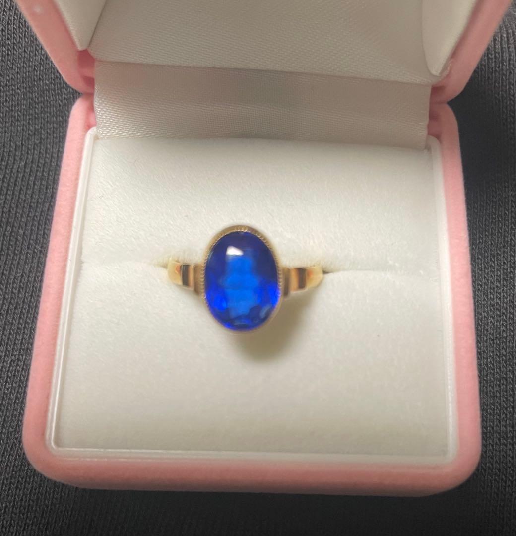 イングランドブルートパーズリング　18金　11号　送料無料！ 楽天市場】ブルートパーズ リング 18金 メンズ 11月誕生石 指輪