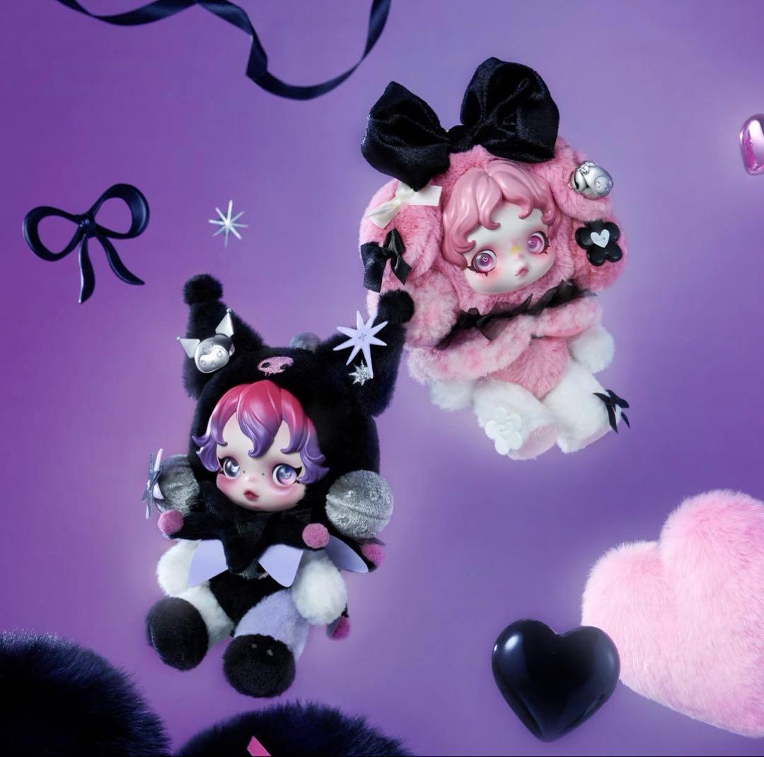 刻*様 正規品・新作POPMART SKULLPANDA スカルパンダ クロミ スイートでドリーミー SKULLPANDAがクロミとマイメロディに出会いまし