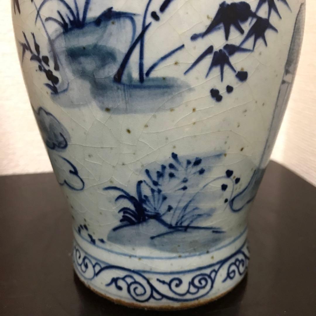 花瓶 骨董品 中国花瓶 中国美術 大明宣徳年製 - メルカリ