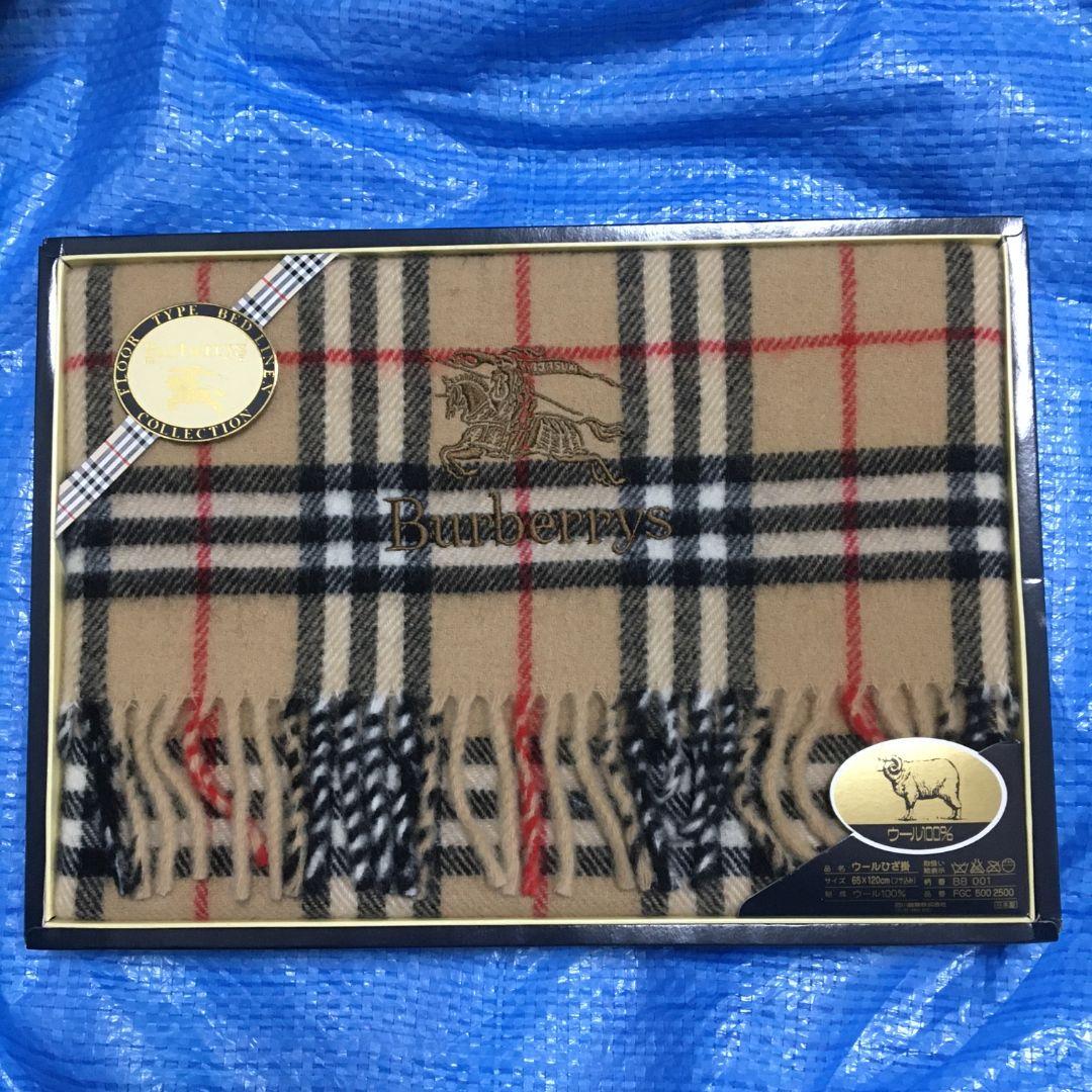 Burberrys ノバチェック ウール 膝掛け/ストール バーバリー ノバチェック チェック柄ストール ひざ掛け フリンジ付