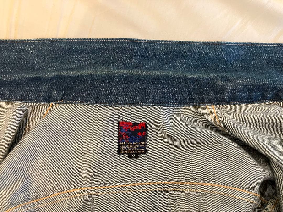 BRU NA BOINNE(ブルーナボイン) ダーラデニムジャンパー 0サイズ