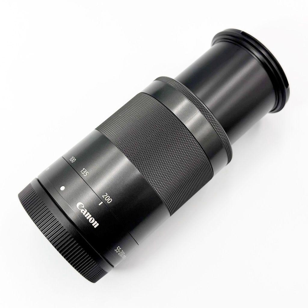 【美品】キヤノン EF-M55-200mm F4.5-6.3 STM 望遠レンズ