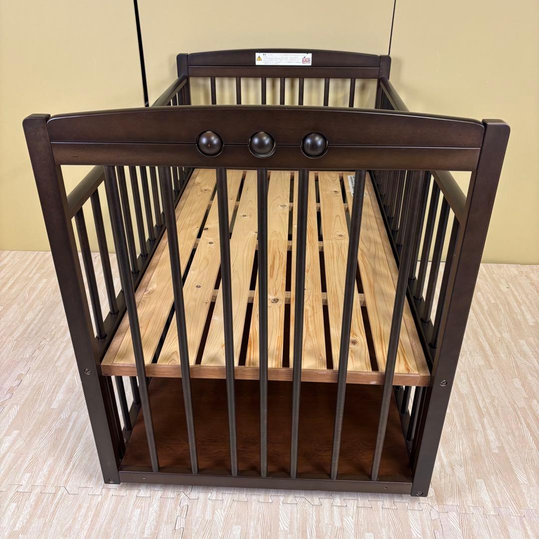 ☆すのこ床板☆美品☆日本製サワベビーデュアルスライドベッドティアラDX