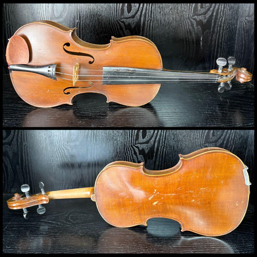 ノーラベル　非常に古いバイオリン4/4 grun-sound_a787s240913