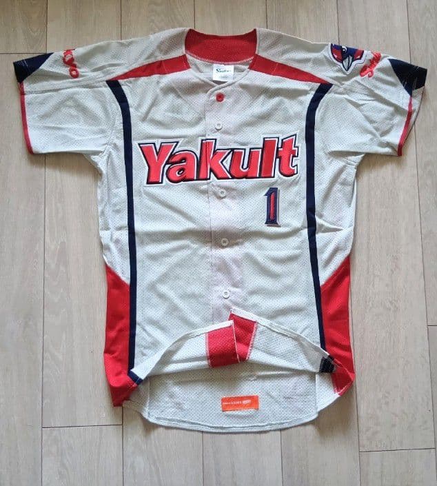 当時物 タグ付】ヤクルト スワローズ 青木 ビジター ユニフォーム