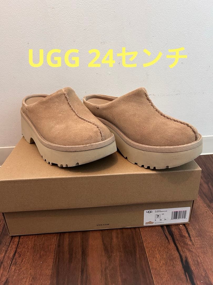 UGG NEW HEIGHTS CLOG / アグ ニューヘイツ クロッグ UGG NEW HEIGHTS CLOG BROWN（アグ ニューヘイツ クロッグ-ブラウン