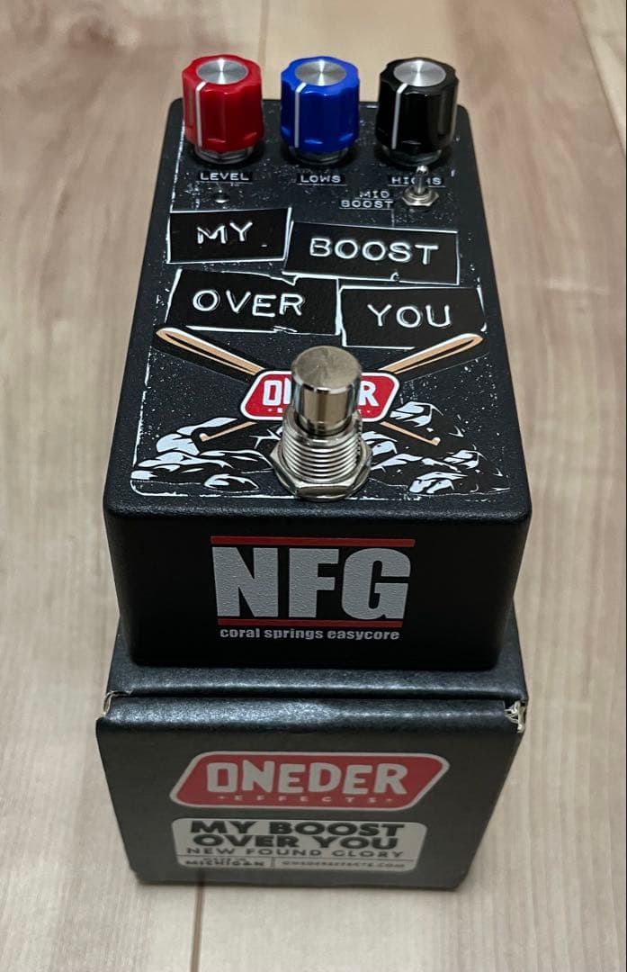 ONEDER MY BOOST OVER YOU 最終価格