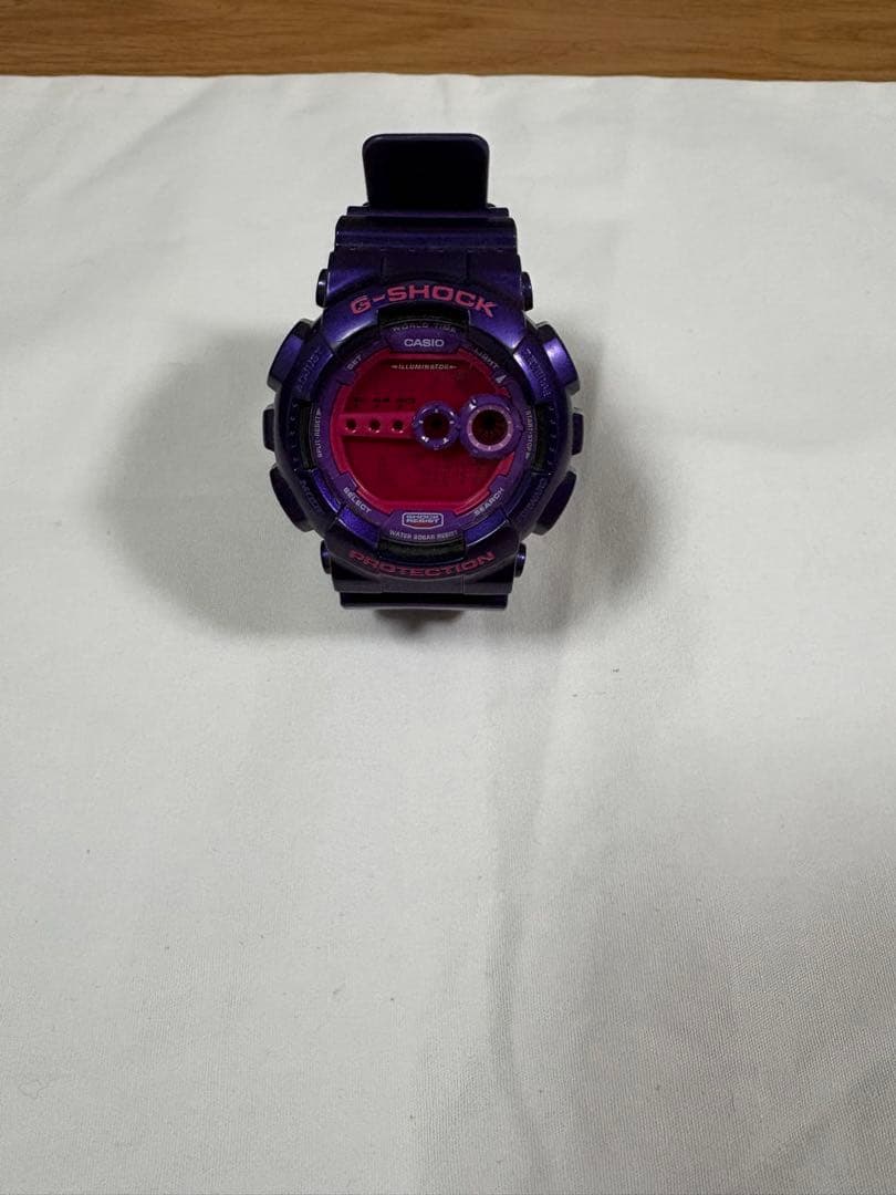 Casio G-SHOCK GD-100SC パープル Pre-Owned] Casio G-Shock GD-100SC-6D Rare Purple Men Watch