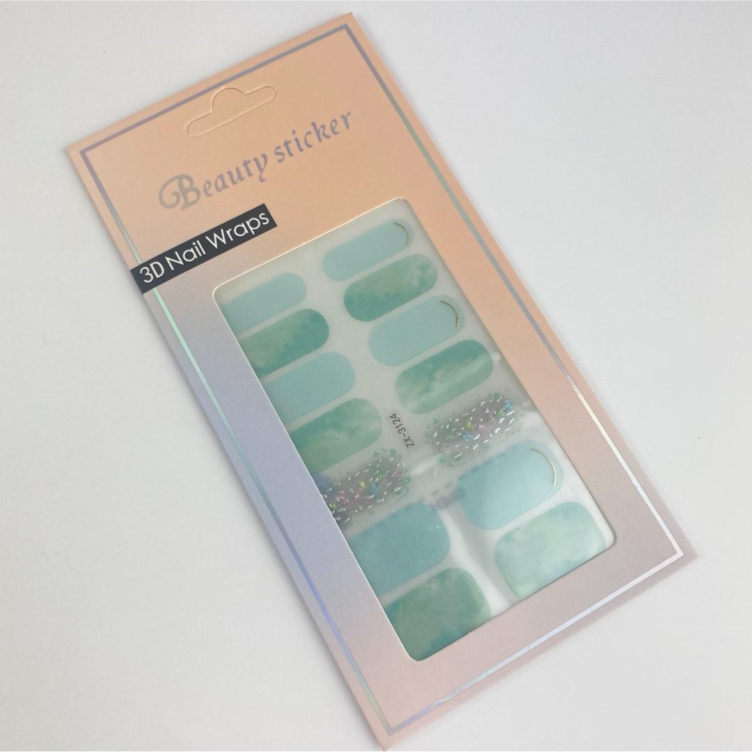 ネイルシール ハンドネイル 貼るだけ ネイルステッカー ヤスリ付