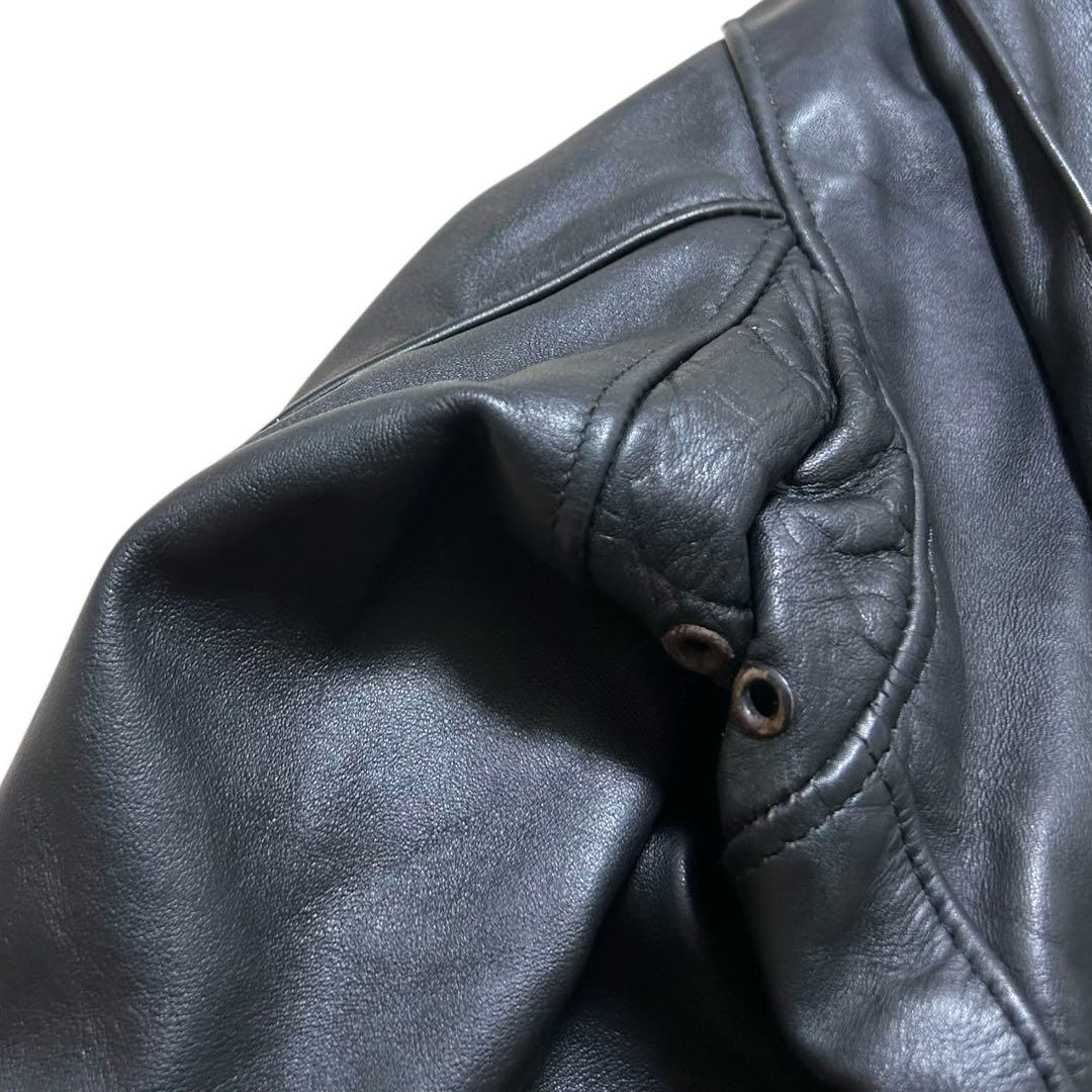 専用！品番 Schott 643 レザー シングルライダース 34 ボアライナー