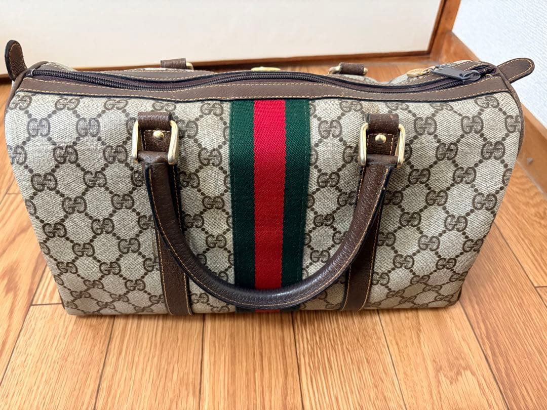 Gucci GGキャンバス ボストンバッグ - メルカリ