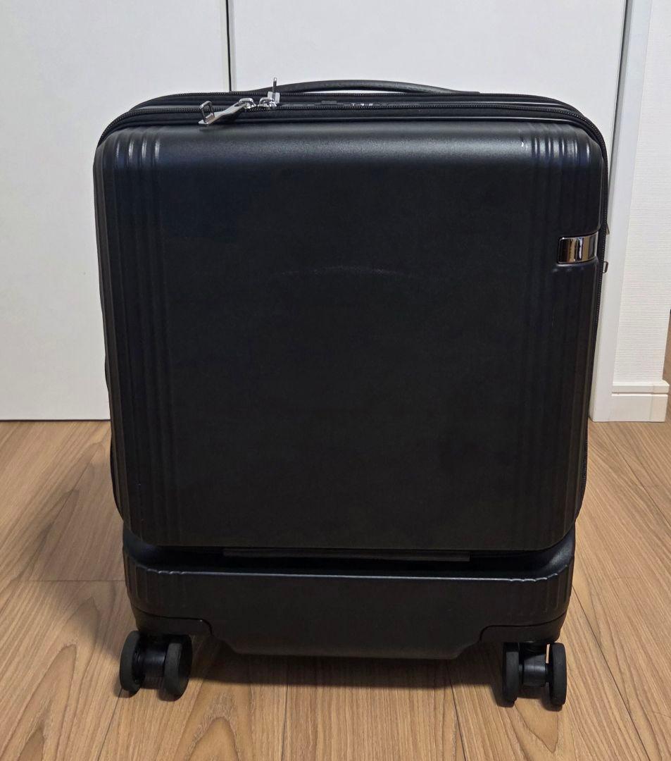 ace.TOKYO ブラックキャリーケース 4輪 機内持ち込み可　40L ace. TOKYO LABEL 最大53% 3/1まで エース スーツケース 機内持ち込み