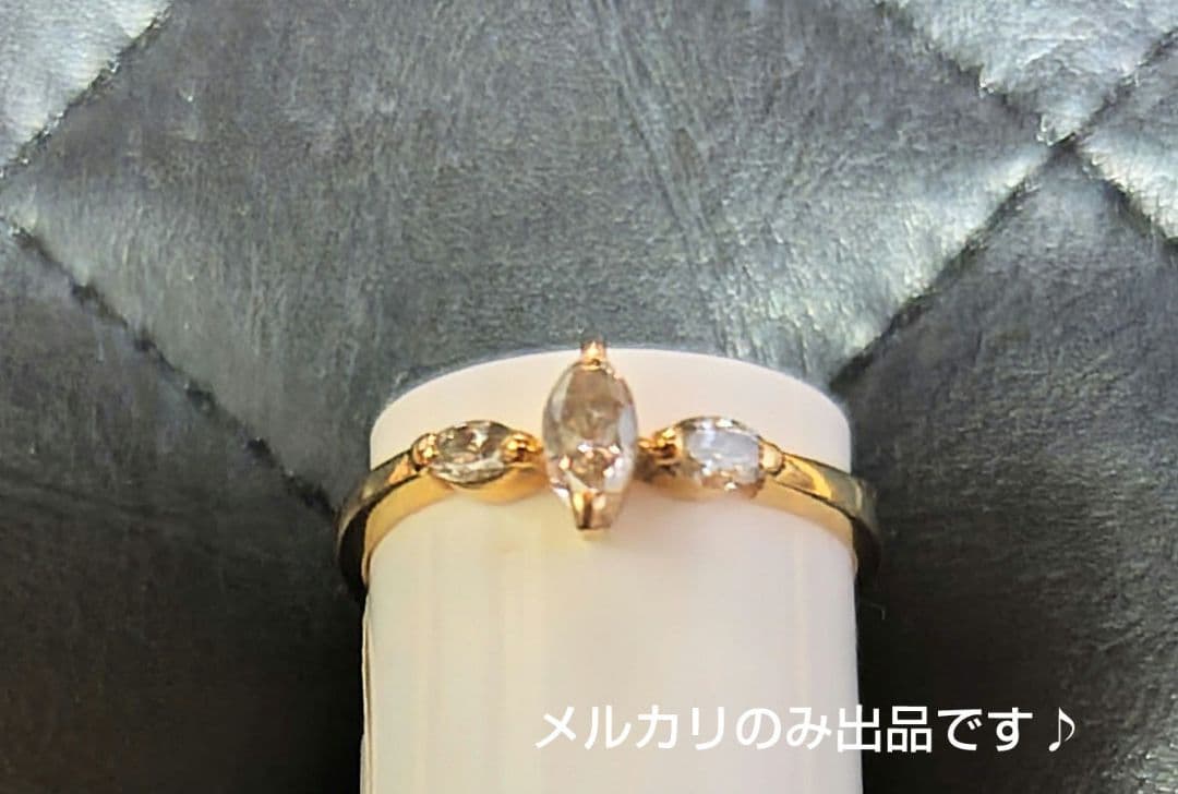 ダイヤモンドデザインリング　　K18ゴールド指輪 18金 リング ダイヤ K18 レディース ゴールド 18k 指輪 バンド 大ぶり