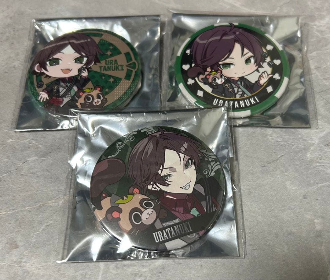 うらたぬき 缶バッジ そまうさ 運試し そらまふうらさかの運だめし