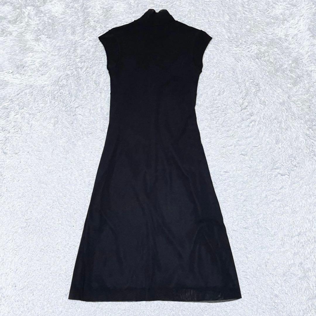 ヴィヴィアンタム 花柄刺繍 パワーネット ワンピース ストレッチ