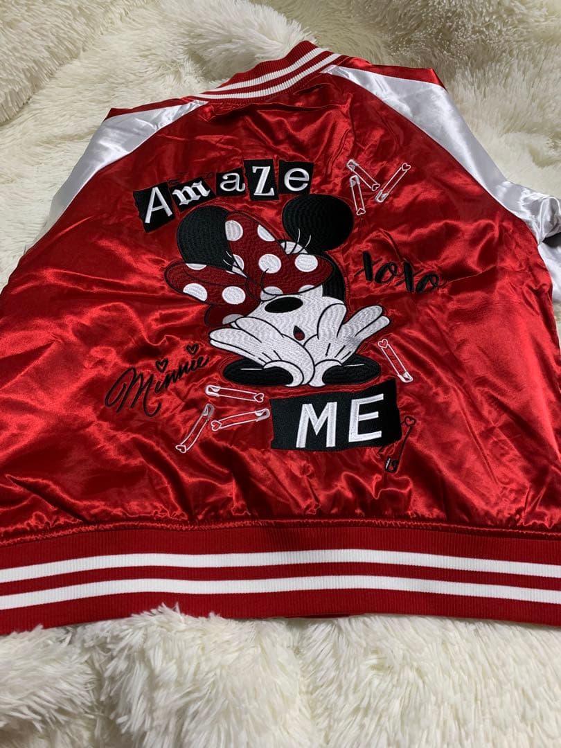 ディズニー ミニー スカジャン Lサイズ ディズニー ミニーマウス レッドガール スカジャン (L) ブルゾン