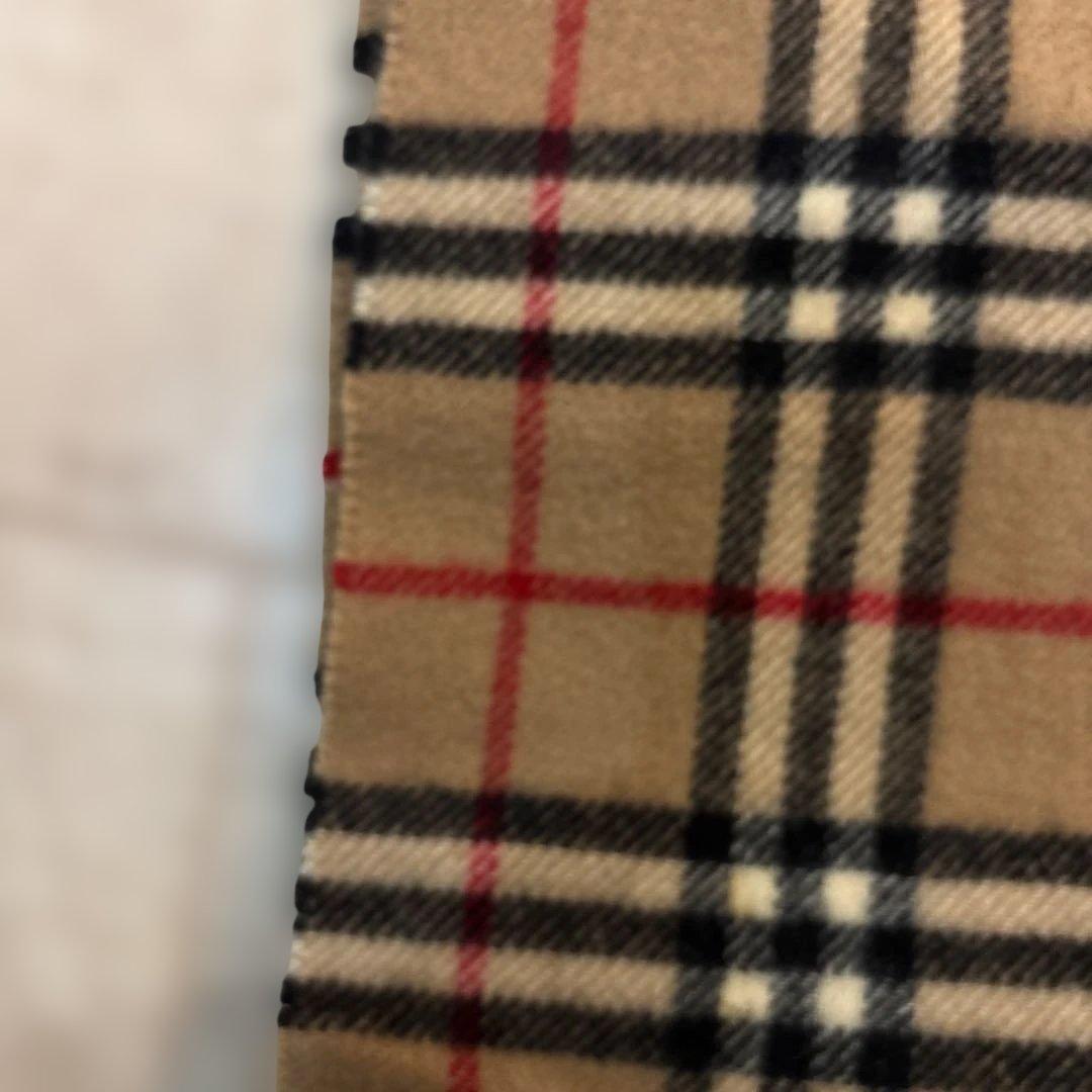 Burberrys チェック柄 マフラー 100%ラムウール - メルカリ