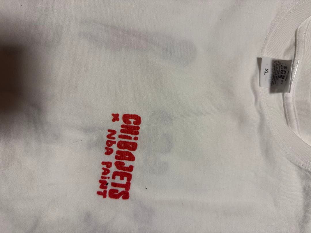 千葉ジェッツ nba paint ビックシルエットロンTシャツ XL 白 - メルカリ