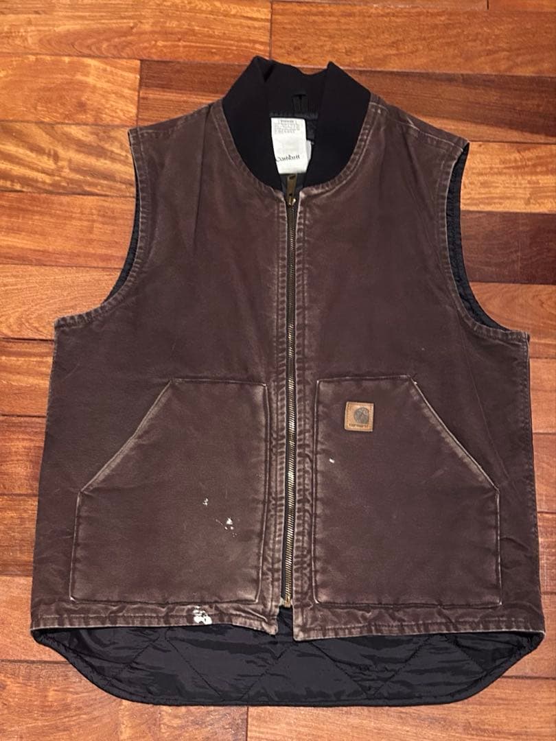 carhartt ベスト　M ブラウン Mens Dark Brown Carhartt Vest Size XL | eBay
