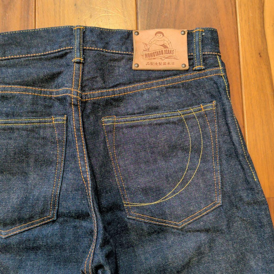 未使用級】桃太郎ジーンズ 銅丹レーベル クラッシックストレート