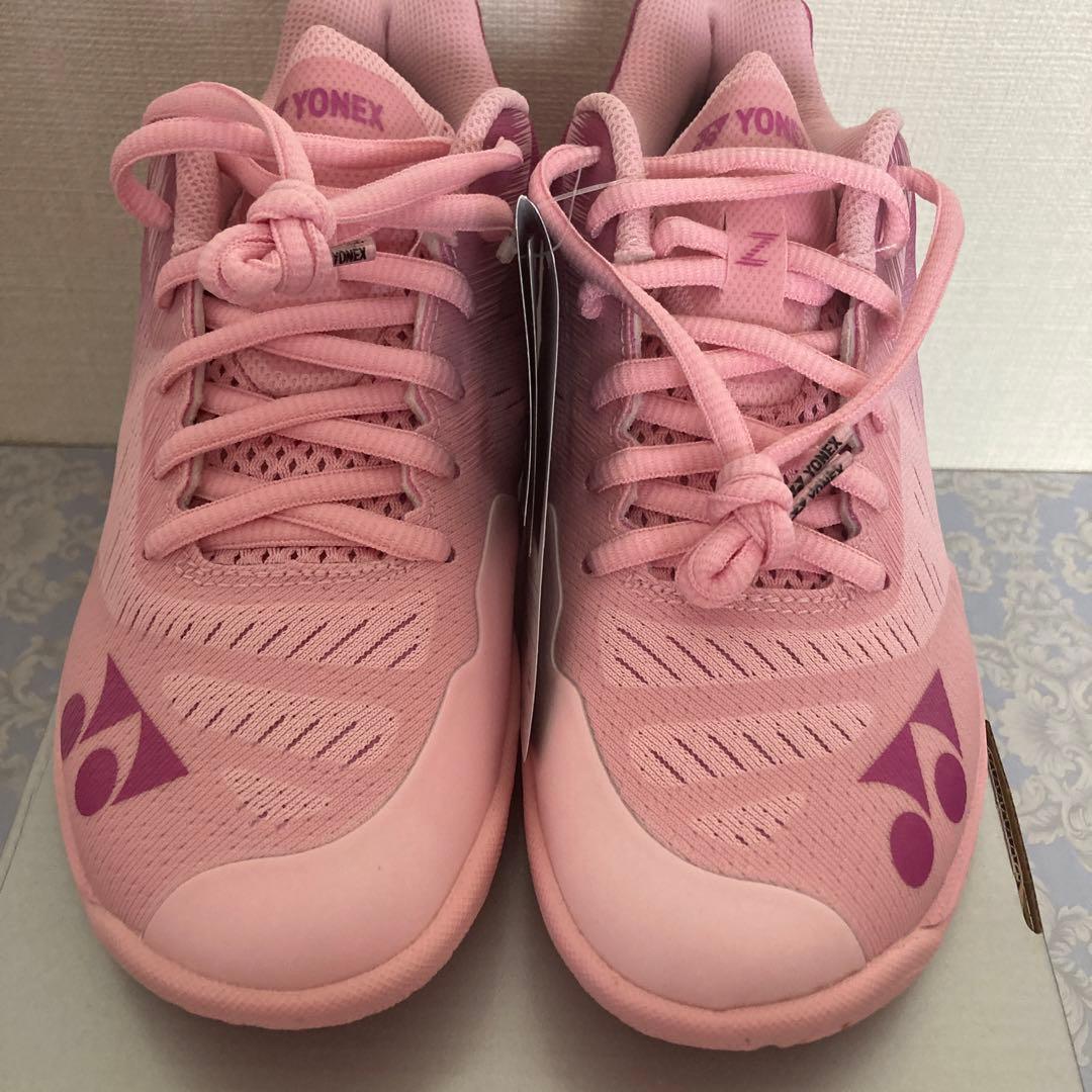 新品 YONEX バドミントン シューズ エアラスZ 23㎝ タグ付き ピンク