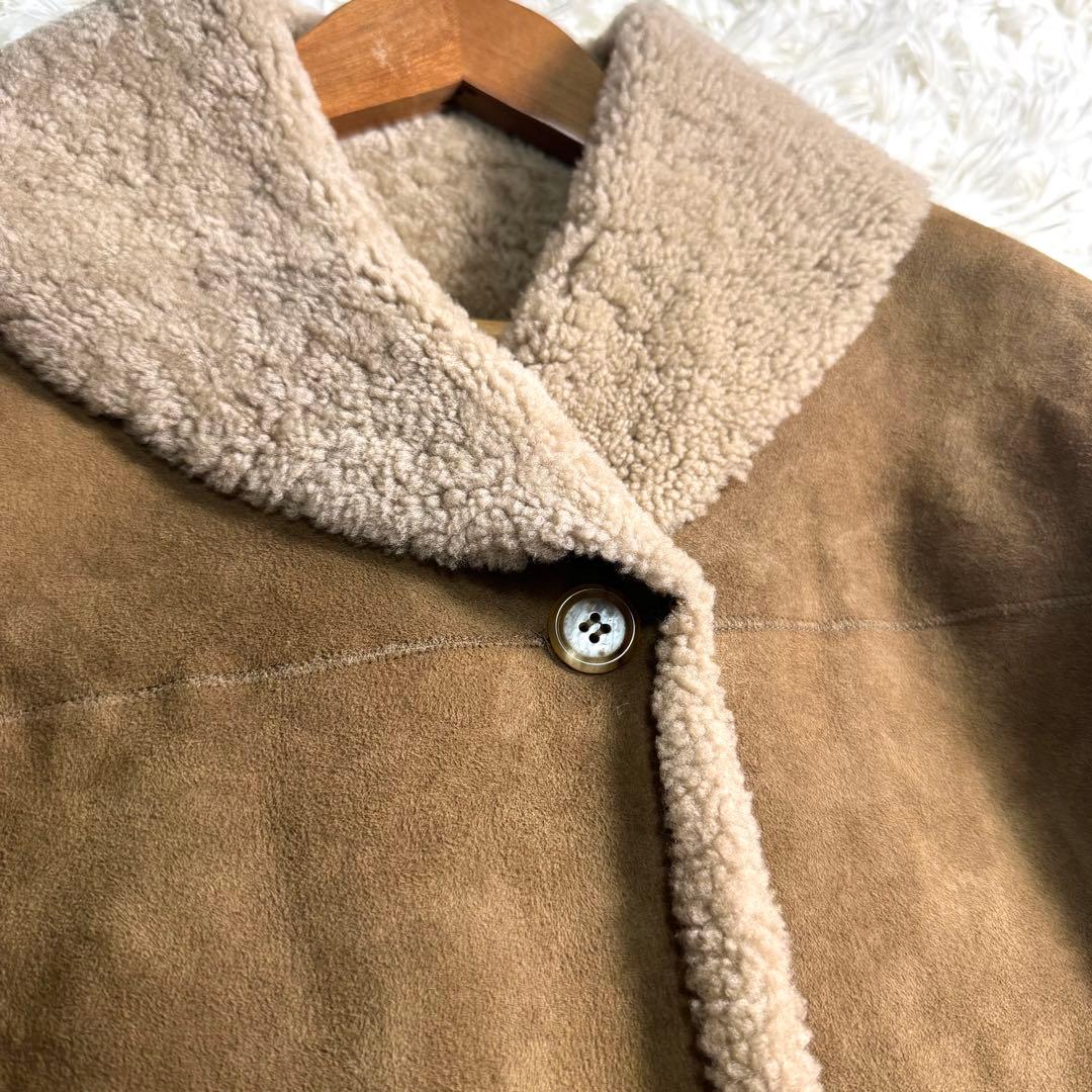 英国製】アンノウンロンドン リアルムートン コート ジャケット シープ