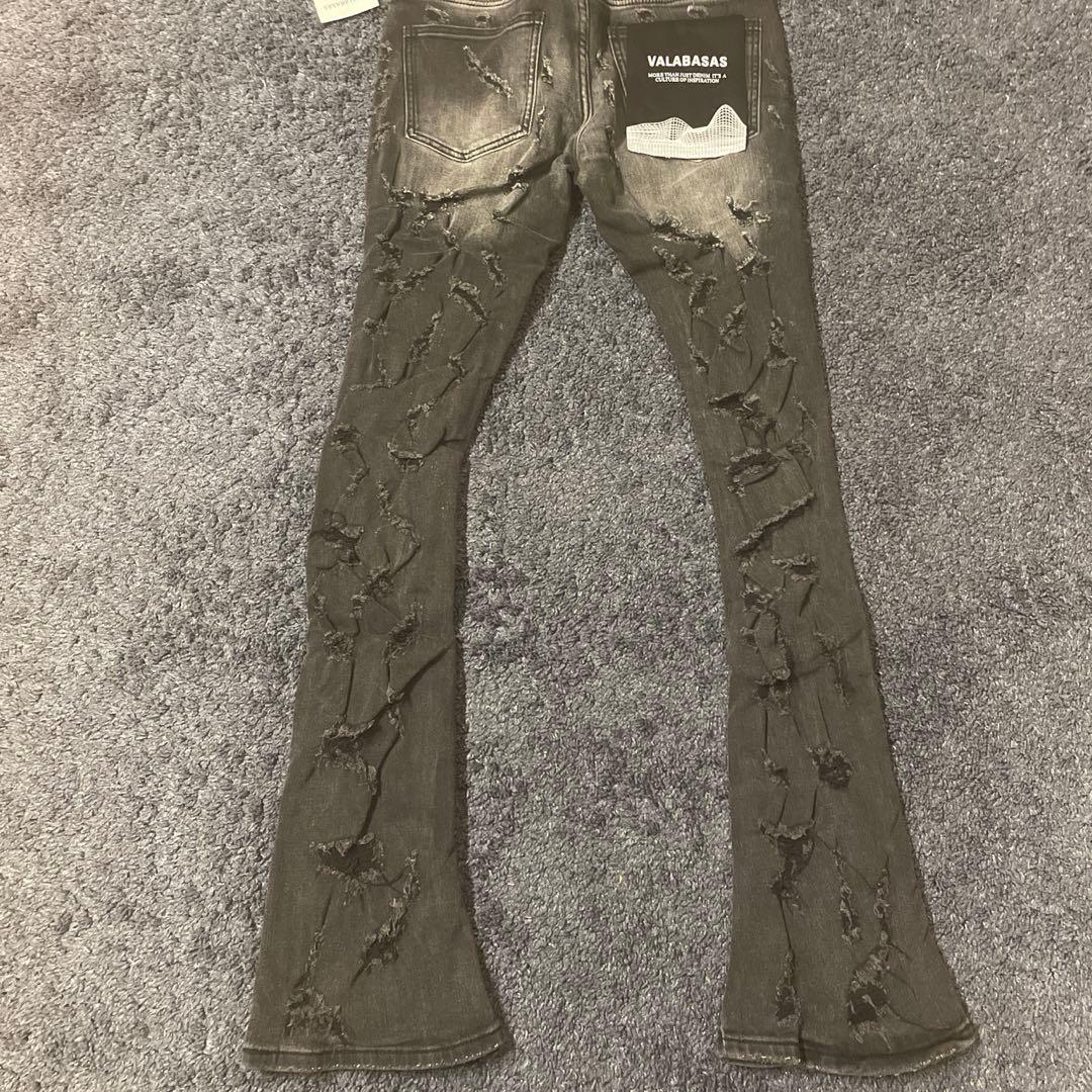 VALABASAS バラバサス ダメージフレアデニム 30 新品未使用 - メルカリ
