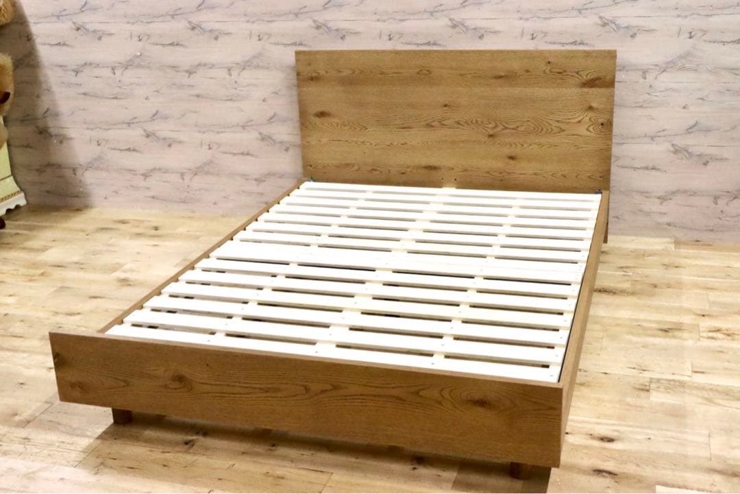 送料込】unico ADDAY ハイタイプ ダブルベッド