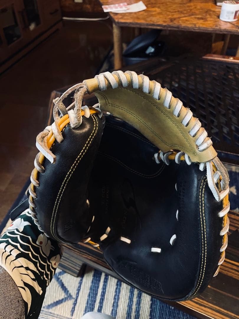 Nike ナイキ キャッチャーミット 少年野球 軟式 阪神 ウェブ損傷格安