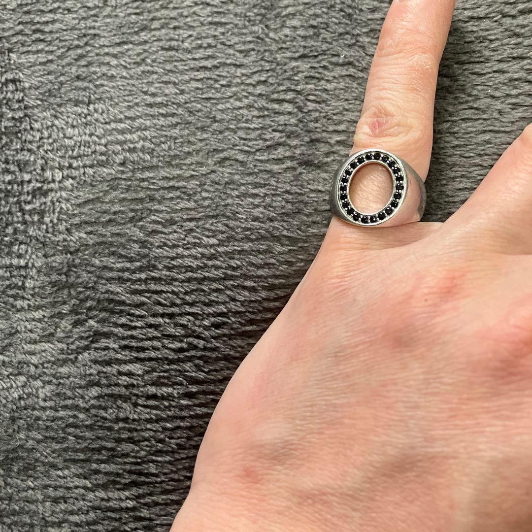 Oval Open Spinel トムウッド ブラックストーンリング - メルカリ