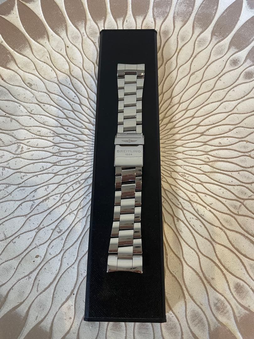ブライトリング 腕時計純正ベルト 3列 アベンジャー ブレス バンド ステンレス ブライトリングBreitlingナビタイマー22mm用腕時計ベルト316ステンレス